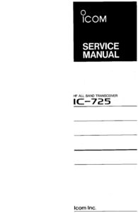 IC-725 service manual ingles