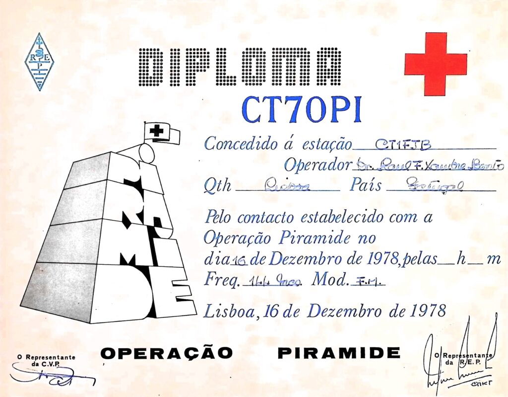 Diploma Operação Piramide