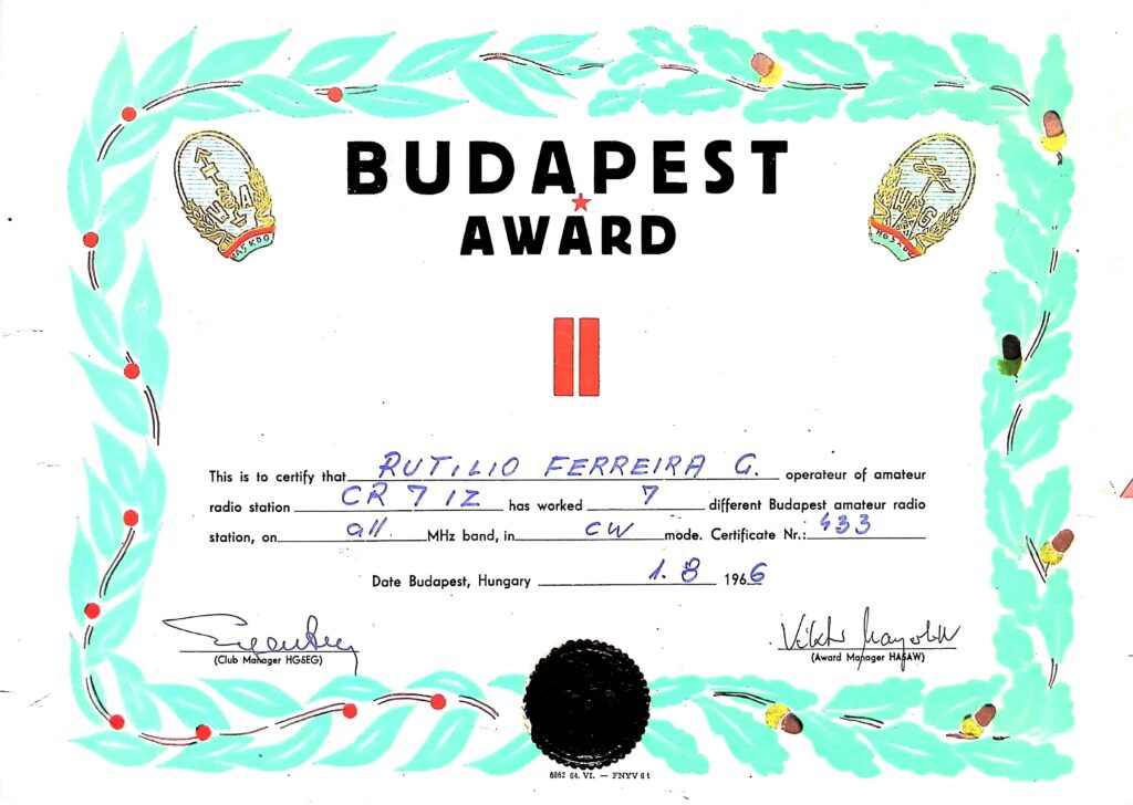 Budapest Award II