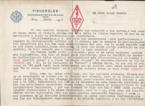 CARTA EA5CK A EA2AJ-1