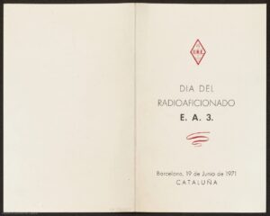 1971_06_19 - Día del Radioaficionado EA3